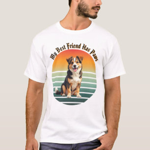 T-shirt Photo de compagnie personnalisée Mon meilleur ami