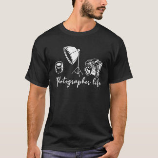 T-shirt Photo de la caméra de la vie Mirrorless Lens Photo