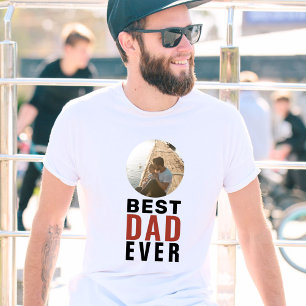 T-shirt Photo de la Fête des Pères du meilleur papa