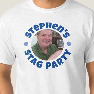 T-shirt Photo de la fête du célibataire