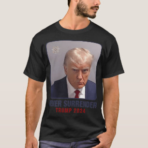 T-shirt Photo de la police de Donald Trump prise par balle