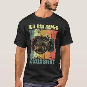 T-shirt Photo de l'appareil photo Photographe Slr Caméra n