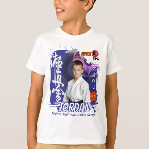 T-shirt Photo de l'équipe de ceinture bleue des étudiants