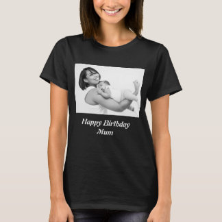 T-shirt Photo de maman d'anniversaire sur mesure