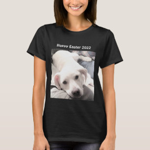 T-shirt Photo de mignonne Chien Chien Chien de Pâques Cad