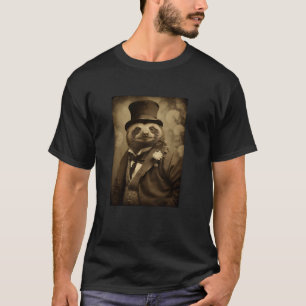 T-shirt Photo de paresseux drôle Portrait d'animal victori