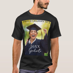 T-Shirt Photo de remise de diplôme fier grand-père