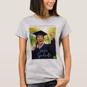 T-Shirt Photo de remise de diplôme fière grand-mèr