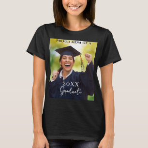 T-shirt photo de remise de diplôme maman fière