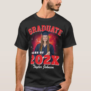 T-shirt Photo de remise de diplôme personnalisée pour la c