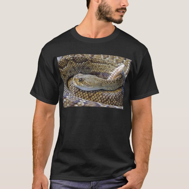 T-shirt Photo de serpent à sonnette (Devant)
