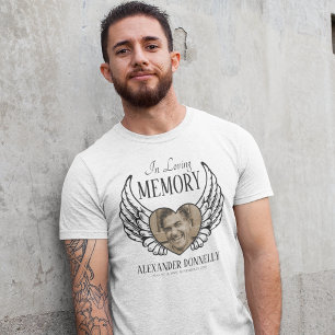 T-shirt Photo de souvenir mémorial personnalisé