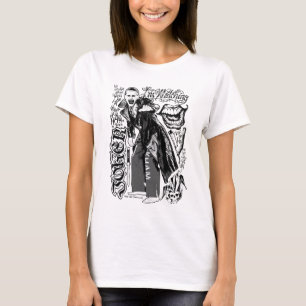 T-shirt Photo de typographie de joker du peloton de
