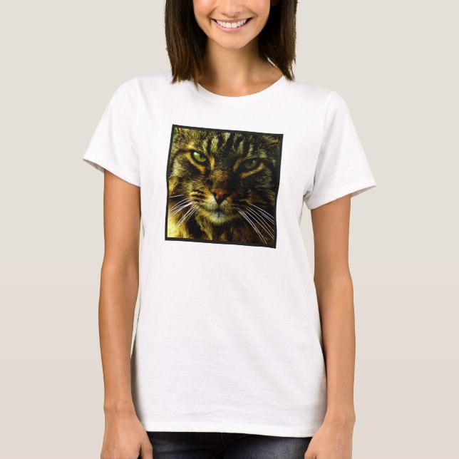 T-shirt Photo d'hypnotiseur de chats (Devant)