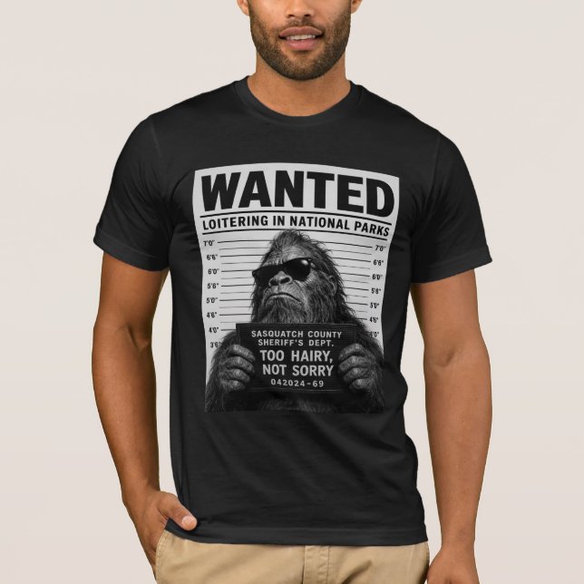 T-shirt Photo d'identité de Bigfoot  (Devant)