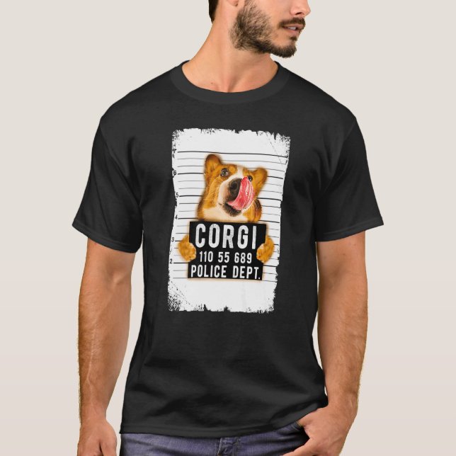 T-shirt Photo d'identité de Corgi (Devant)