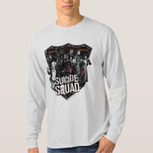 T-shirt Photo d'insigne de groupe du peloton   de suicide