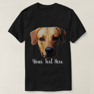 T-shirt Photo Dog Face personnalisable