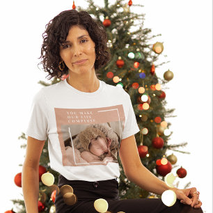 T-shirt Photo du bébé moderne   You Make My Life Complete