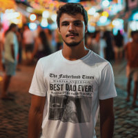 Photo du journal personnalisé Best Papa Ever