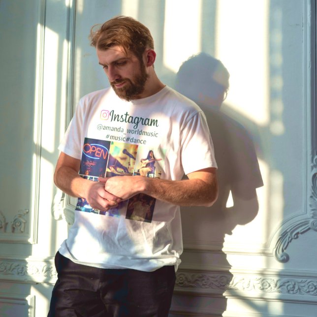 T-shirt Photo du logo Instagram (Créateur téléchargé)