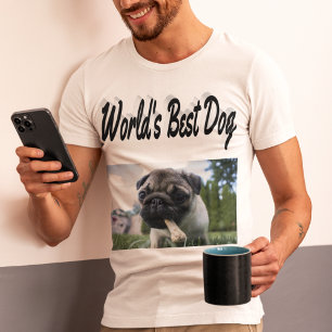 T-shirt photo du meilleur chien