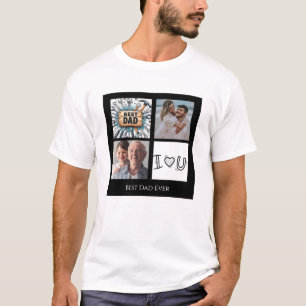 T-shirt photo du meilleur papa jamais vu