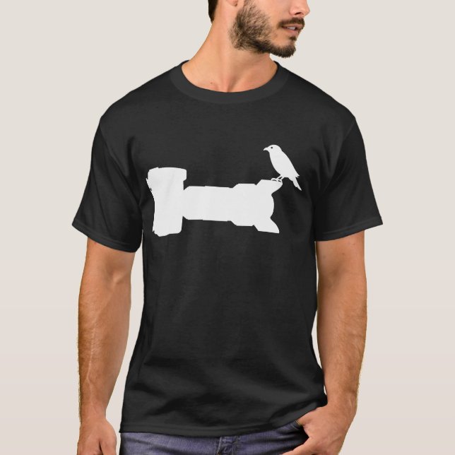 T-shirt Photo d'un photographe d'oiseaux (Devant)