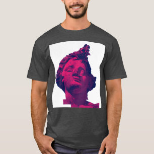 T-shirt photo d'une statue brisée