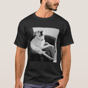 T-shirt Photo en noir et blanc de Talking Dog