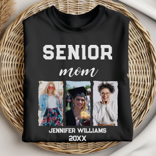T-shirt Photo et nom de la maman senior personnalisée