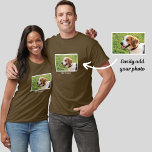 T-shirt Photo et nom du chien Beagle personnalisé<br><div class="desc">Beagle personnalisé Photo et nom du chien design - customisez cette tenue avec une photo téléchargée de votre Beagle le nom du chien ou ajoutez votre propre texte - Nous aimons "nom du chien", l'anniversaire du chien ou le jour du passage. Il vous suffit de cliquer sur "personnaliser" pour ajouter...</div>