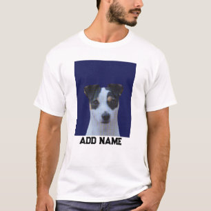 T-shirt Photo et nom personnalisés de l'Amoureux des chien