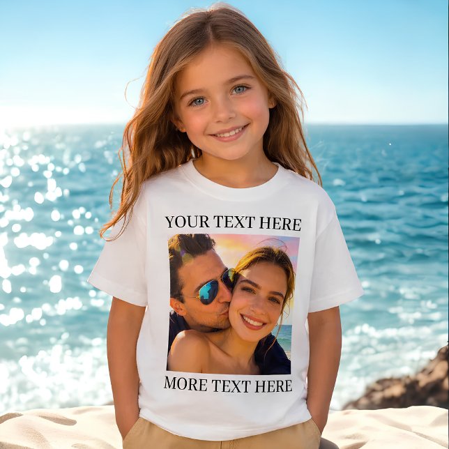 T-shirt Photo et Texte (Créateur téléchargé)
