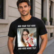 Photo et texte ou nom personnalisés