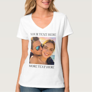 T-shirt Photo et Texte Personnalisés