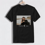 T-shirt Photo Et Texte Personnalisés<br><div class="desc">Tshirts personnalisés photo et texte personnalisés de Ricaso - ajoutez votre propre photo,  votre art et votre texte à cette chemise personnalisable</div>