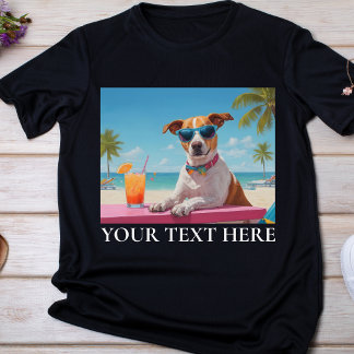 T-shirt Photo et texte personnalisés simples et modernes p