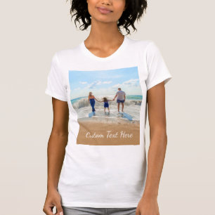 T-shirt photo et texte personnalisés - Votre propr