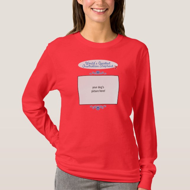 T-shirt Photo faite sur commande ! Le plus grand berger (Devant)
