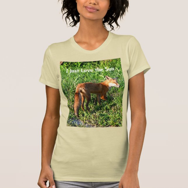 T-shirt photo Fox (Devant)