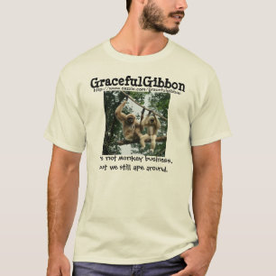 T-shirt Photo gracieuse de gibbon