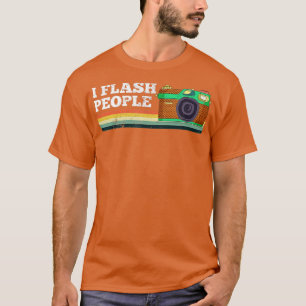 T-shirt Photo Guy Funny Retro Caméra I Flash Personnes Pho