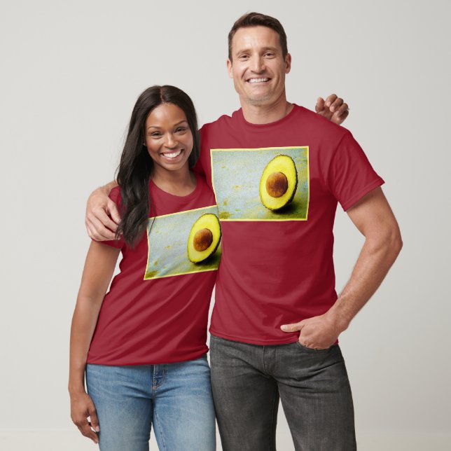 T-shirt Photo "Half Avocado" Cute. Commandez dès maintenan (Unisexe)