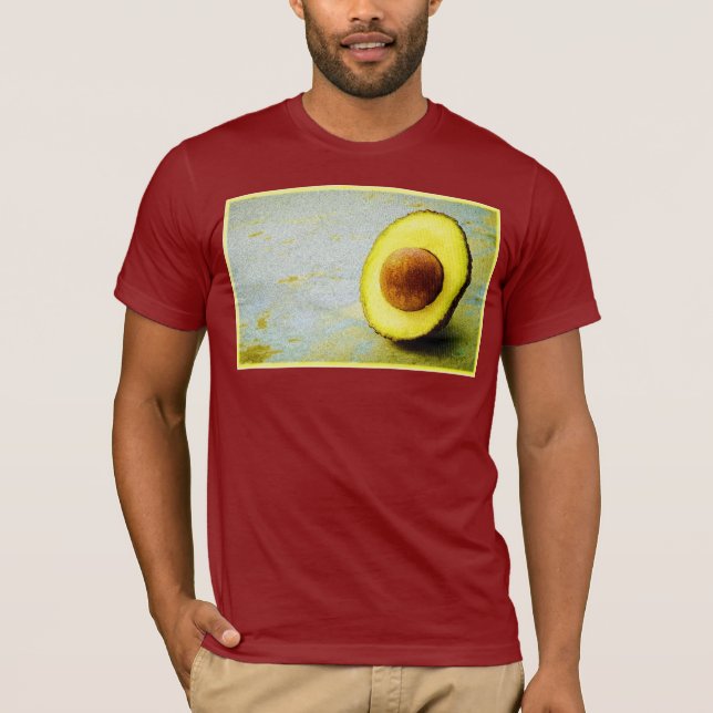 T-shirt Photo "Half Avocado" Cute. Commandez dès maintenan (Devant)
