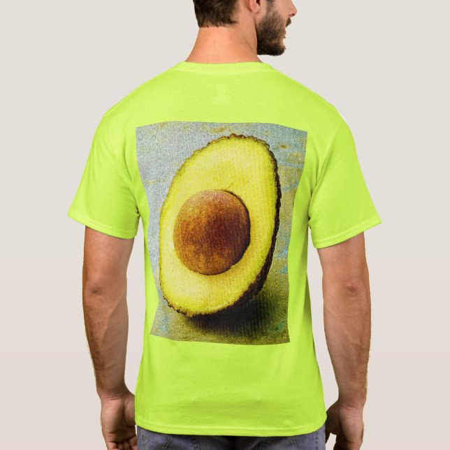 T-shirt Photo "Half Avocado" Cute. Commandez dès maintenan (Dos)
