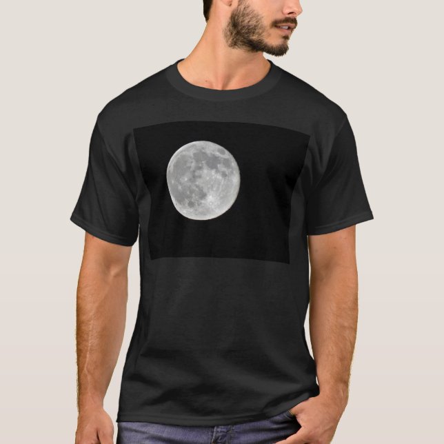 T-shirt Photo haute résolution Pleine lune (Devant)