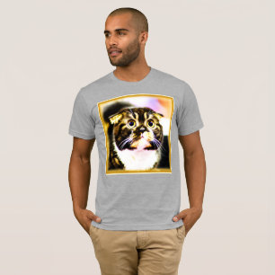 T-shirt Photo Hilarious d'un Chat Drôle. Commandez dès mai