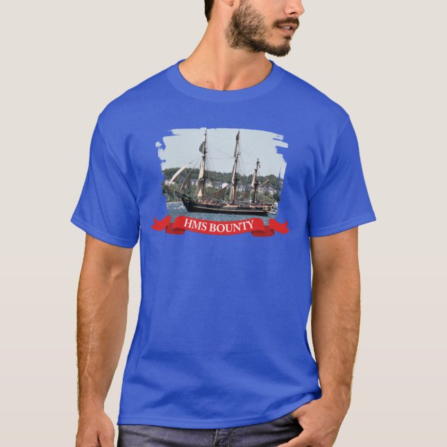 T-shirt photo HMS Bounty Tall Ship (Devant)