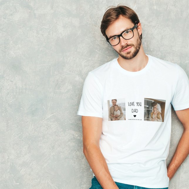 T-shirt Photo & Love You Dad Cadeau (Créateur téléchargé)